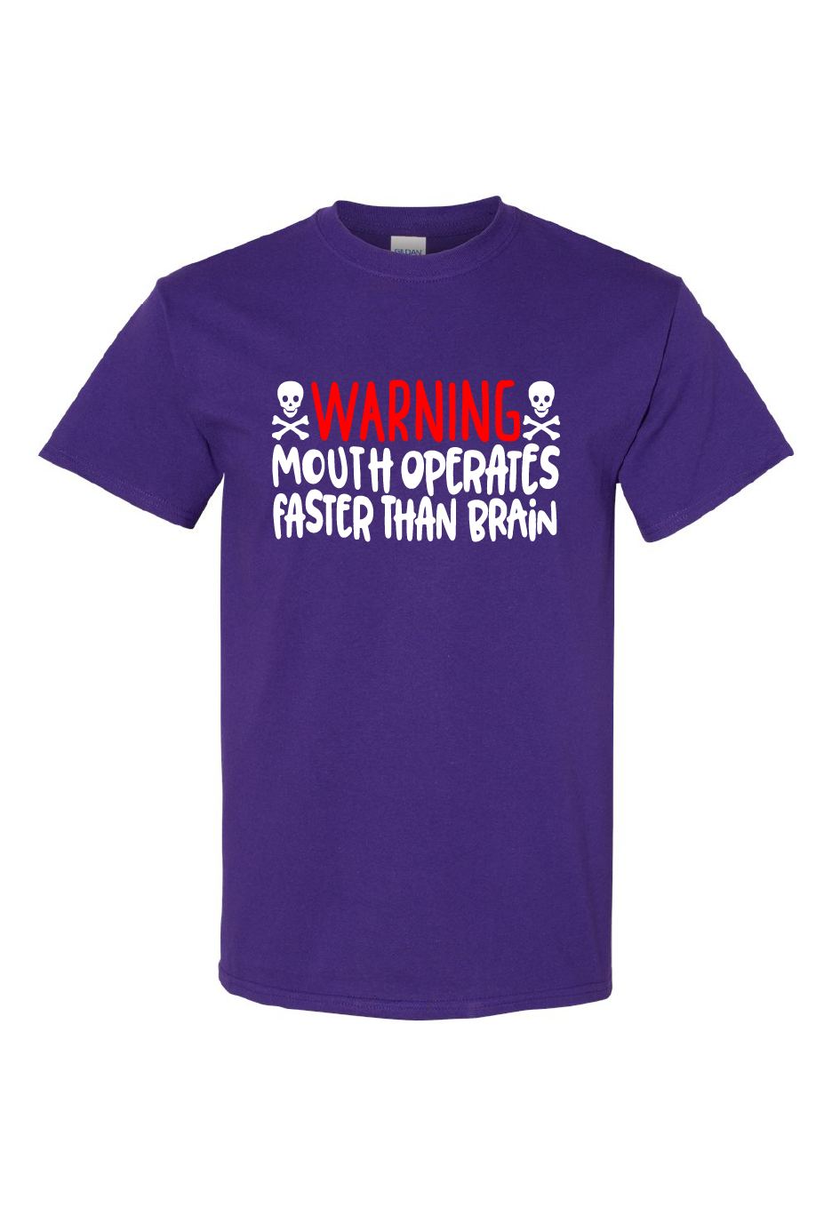 Warning Mouth Operates Faster Than Brain