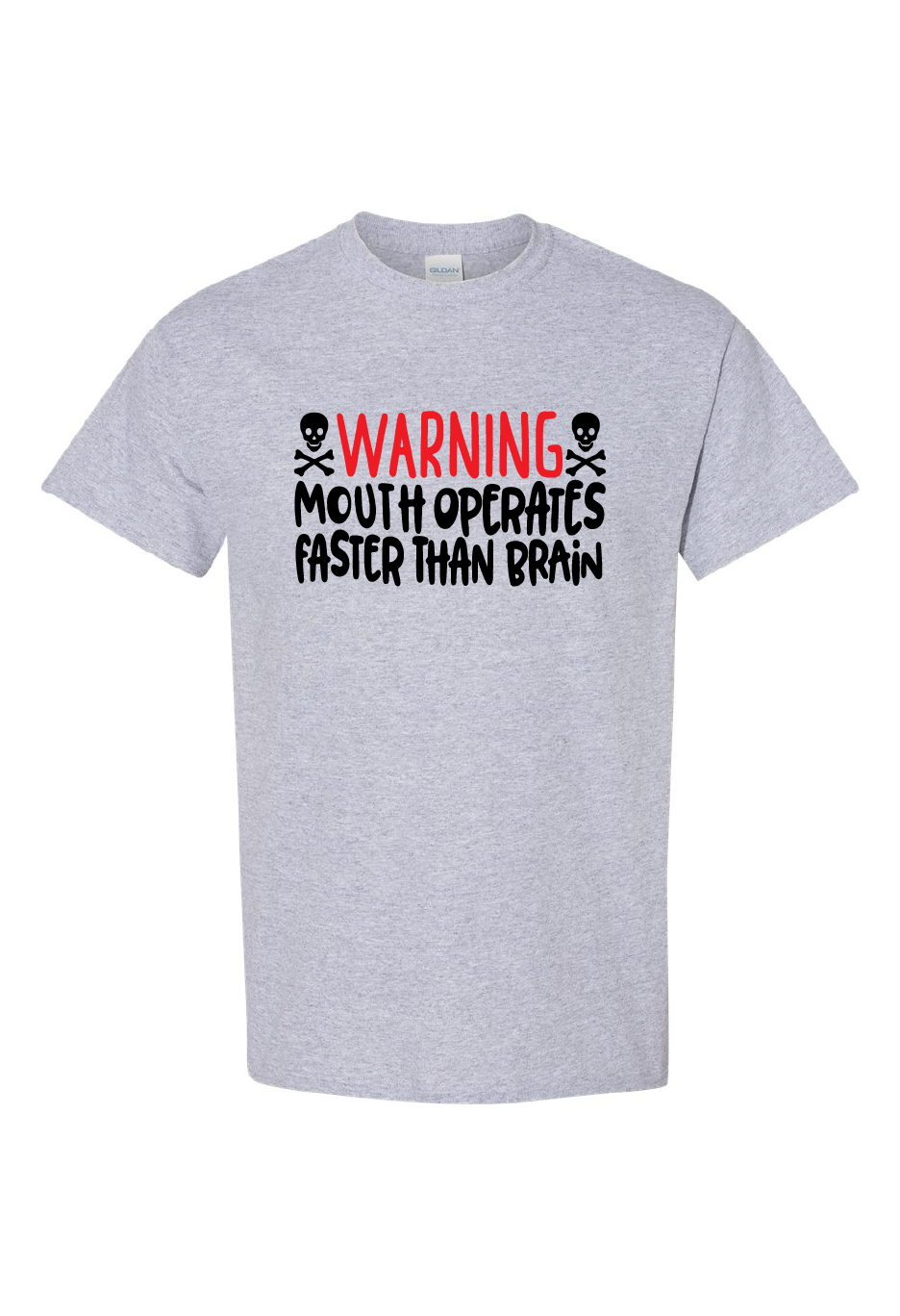 Warning Mouth Operates Faster Than Brain