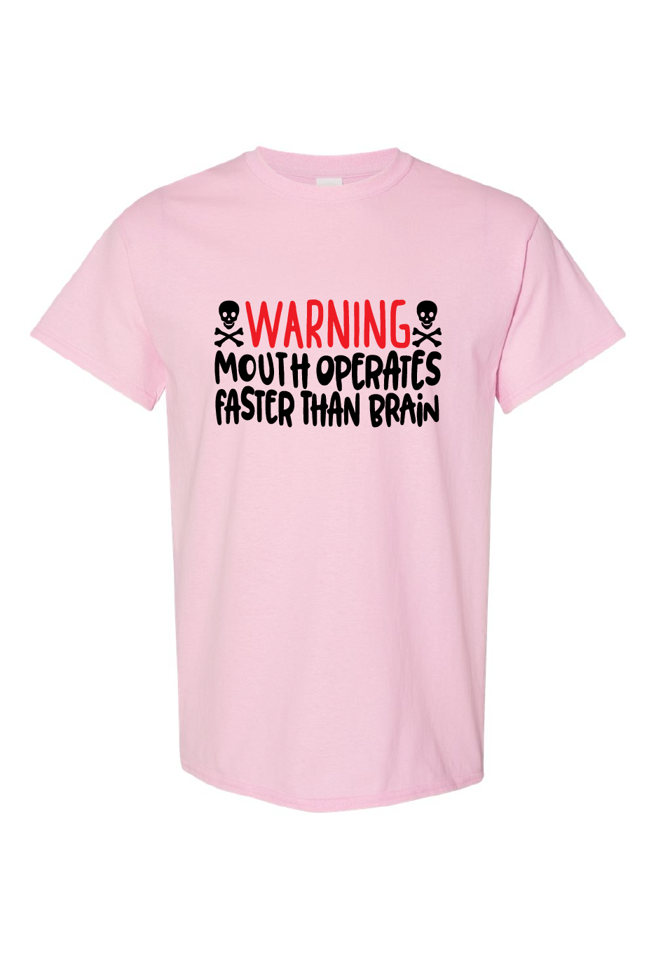 Warning Mouth Operates Faster Than Brain
