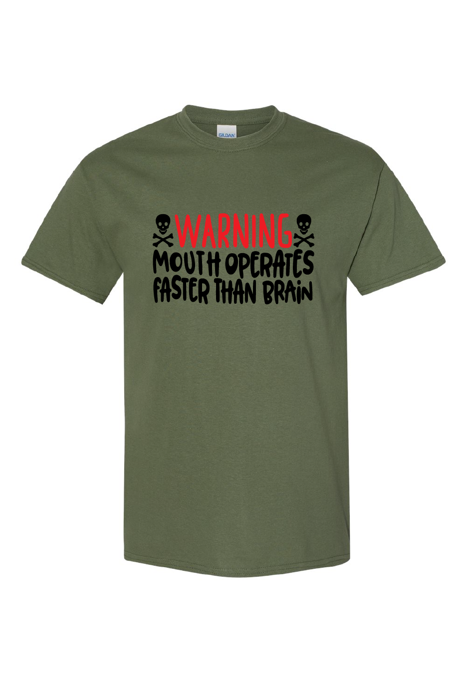 Warning Mouth Operates Faster Than Brain